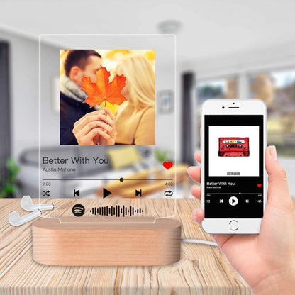 Customizable Photo Music Album Night Light