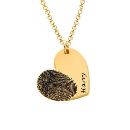 Personalized/ Custom Fingerprint Necklace