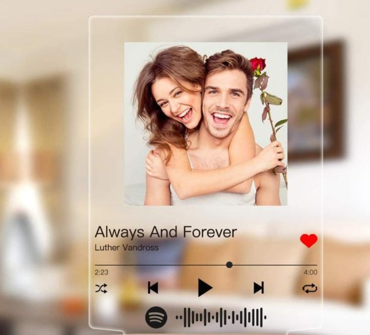 Customizable Photo Music Album Night Light