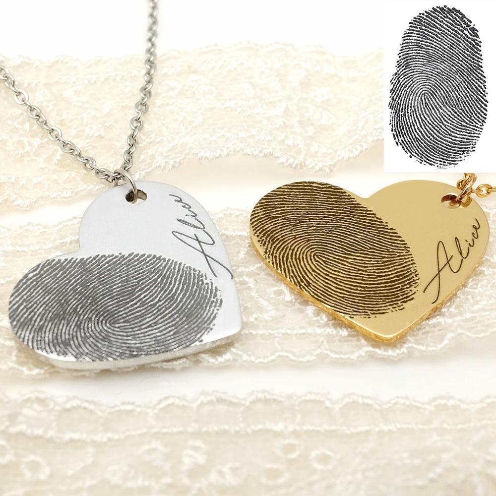 Personalized/ Custom Fingerprint Necklace