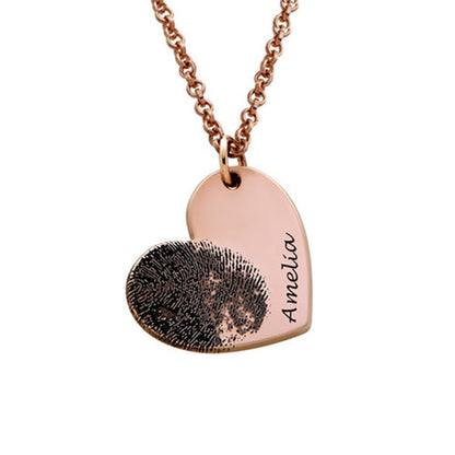 Personalized/ Custom Fingerprint Necklace