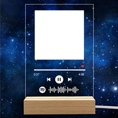 Customizable Photo Music Album Night Light