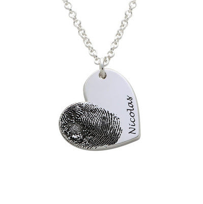 Personalized/ Custom Fingerprint Necklace