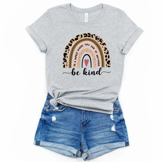 BE KIND Short Sleeve Rainbow T-Shirt